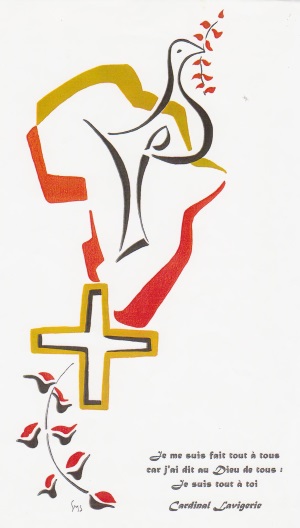 Afrique et croix Soeur Gislaine Dubé Soeur Missionnaire de Notre Dame dAfrique